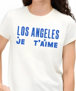 Shrinking S03 Christa Miller Los Angeles Je Taime White T-Shirt