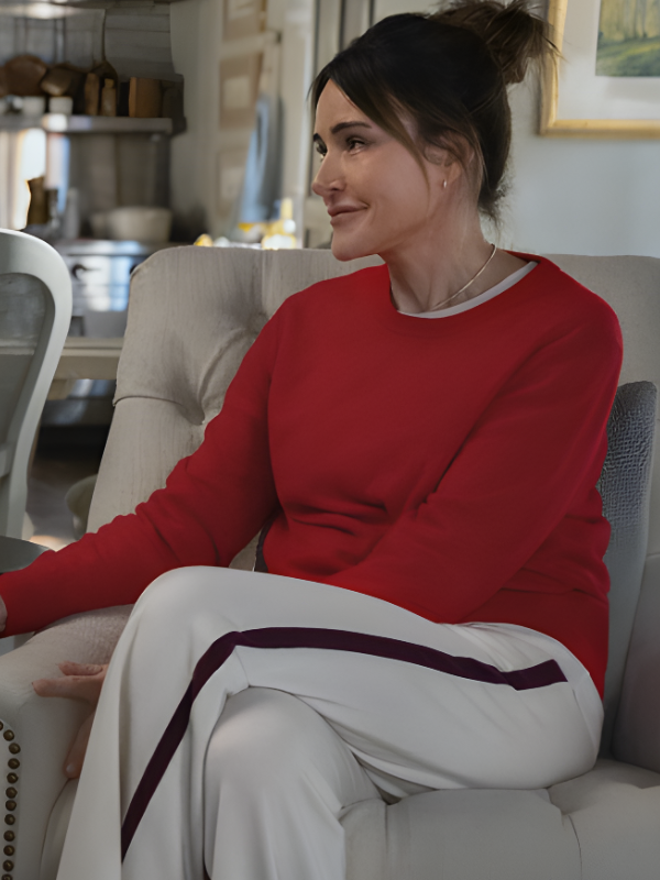 Shrinking S03 Christa Miller Red Crewneck