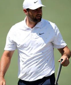 The Masters 2026 Scottie Scheffler White Polo Shirt