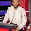 The Voice S26 John Legend Crocodile Leather Jacket