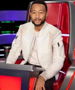 The Voice S26 John Legend Crocodile Leather Jacket
