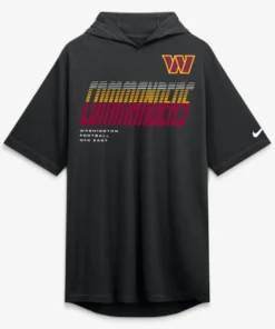 Washington Commanders 2026 Black Tri-Blend Hooded T-Shirt