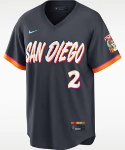 Xander Bogaerts San Diego Padres Obsidian 2026 City Connect Jersey