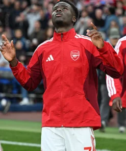 Arsenal FC 26_27 Home Anthem Red Jacket