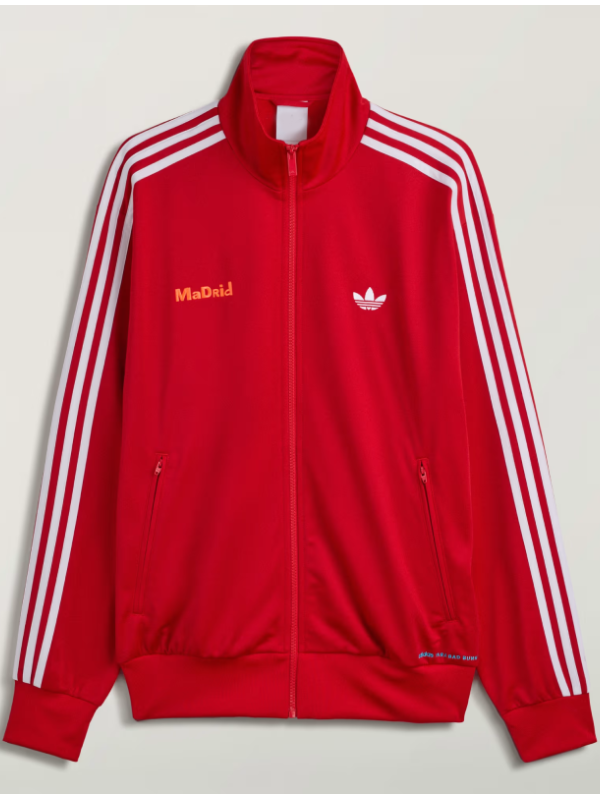 Bad Bunny Firebird Track Top Madrid Red