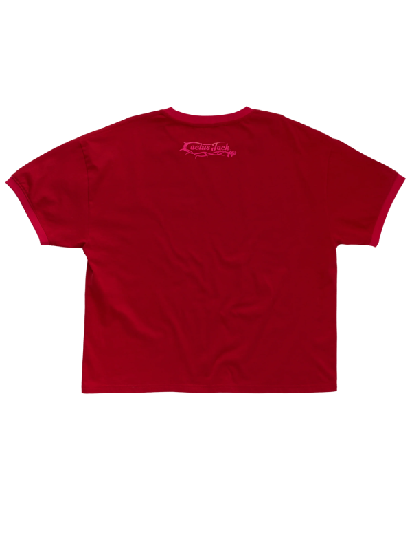 CJ x Nike Heart Ringer Red Tee