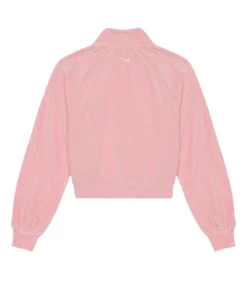 CJ x Nike Women Pink Velour Zipper Jacket