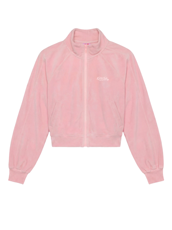 CJ x Nike Womens Pink Velour Jacket