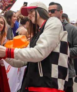 Caitlin Clark Indianapolis 500 Racing Bomber Jacket