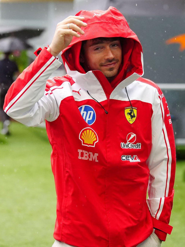 Charles Leclerc F1 Grand Prix Of Miami Red And White Jacket