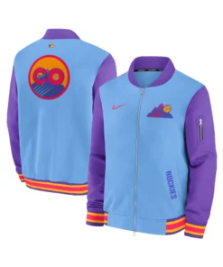 Colorado Rockies Light Blue_Purple 2026 City Connect Jacket