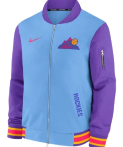 Colorado Rockies Light Blue_Purple City Connect 2026 Jacket