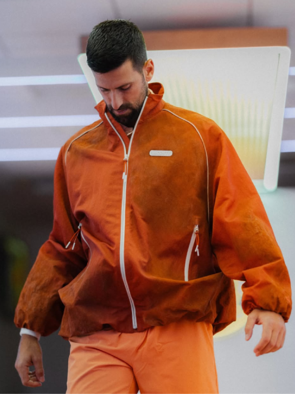 French Open 2026 Novak Djokovic Zipper Jacket