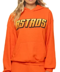 Houston Astros 2026 Relaxed Pullover Hoodie Orange