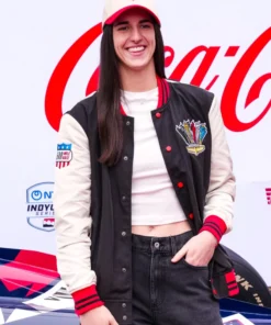Indianapolis 500 Racing Caitlin Clark Bomber Jacket