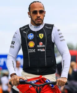 Lewis Hamilton Scuderia Ferrari Black Vest