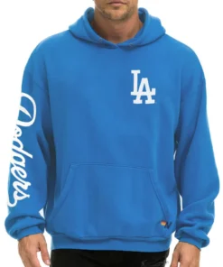 Los Angeles Dodgers 2026 Aviator Nation MLB Blue Hoodie