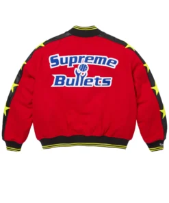 Mitchell & Ness Supreme Teams Varsity Red Jacket