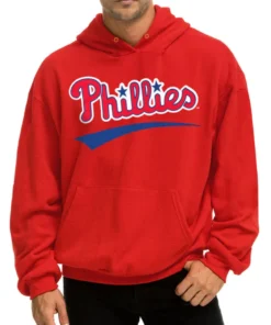 Philadelphia Phillies Aviator Nation MLB Red Hoodie