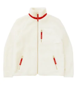 Province Of Canada x Heated Rivalry Fleece White Jacket