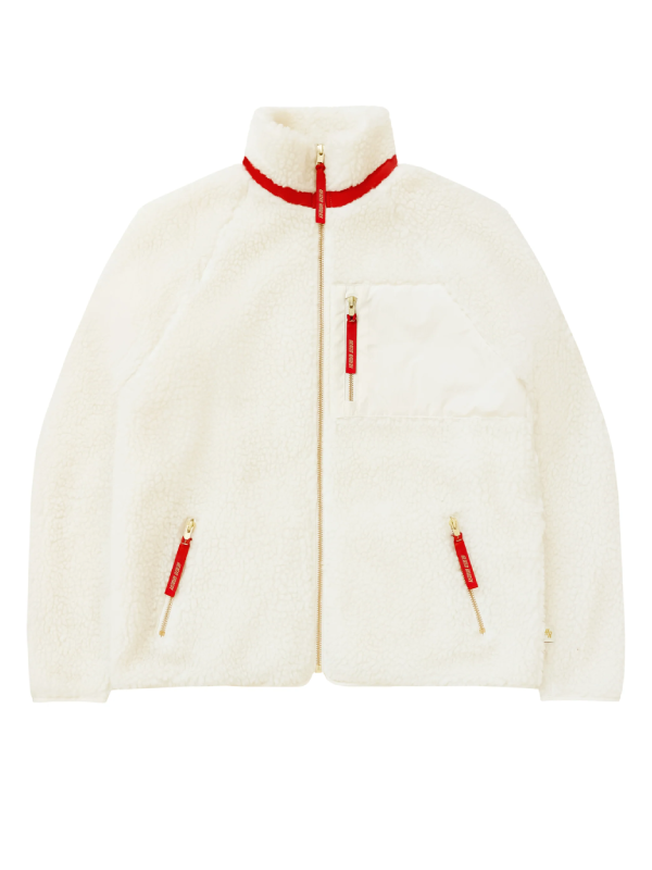 Province Of Canada x Heated Rivalry Fleece White Jacket