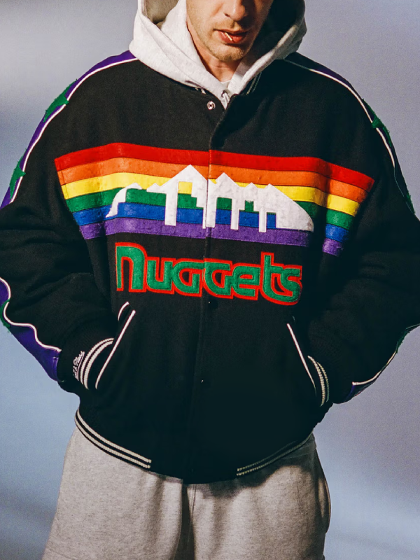 Supreme Mitchell & Ness Black Teams Varsity Jacket