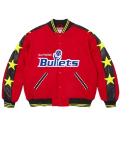 Supreme Mitchell & Ness Teams Varsity Red Jacket