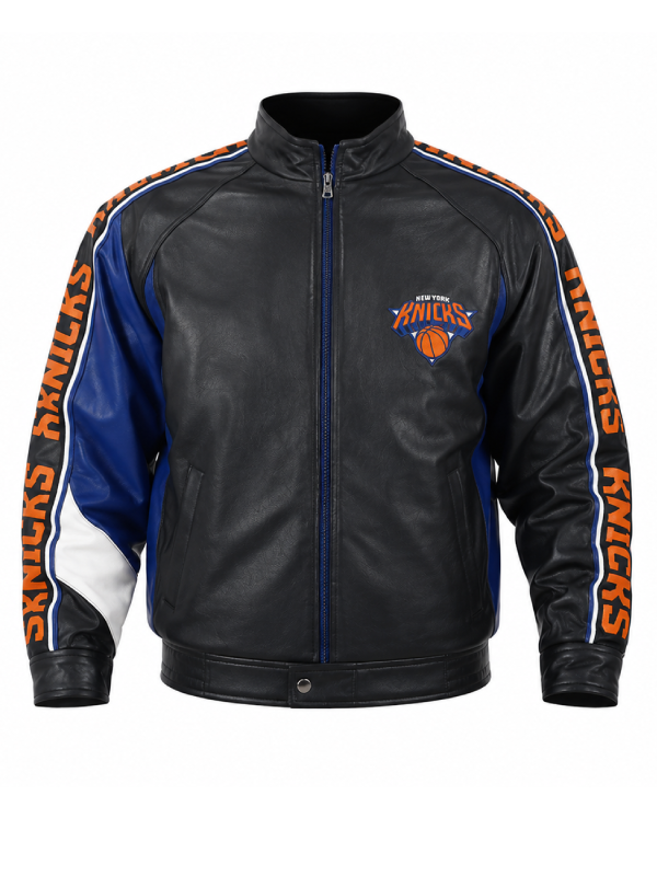 Timothée Chalamet Finals NY Knicks Leather Jacket