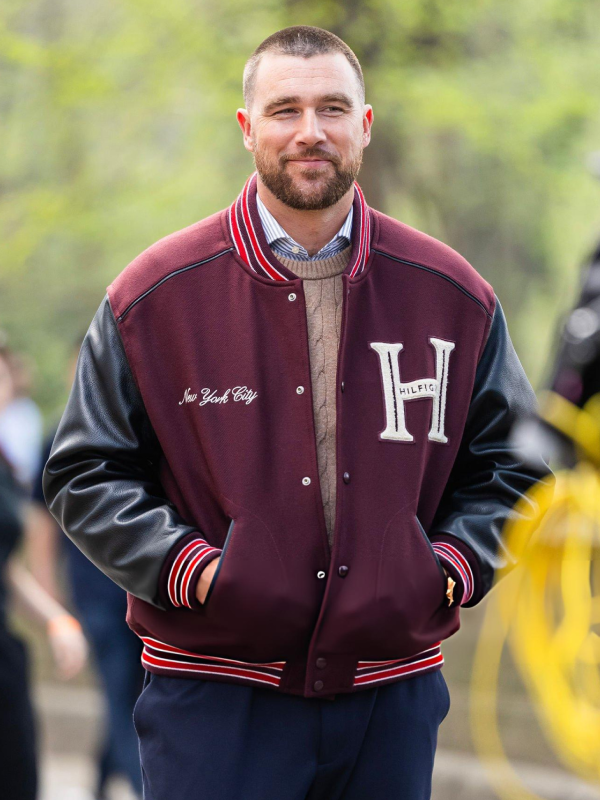 Travis Kelce Tommy Hilfiger Varsity Jacket