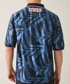 Brad Pitt USMNT Short-Sleeve Soccer Top Jersey