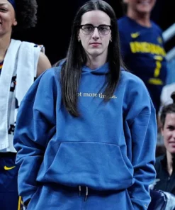 Caitlin Clark Shoot More Threes Blue Hoodie