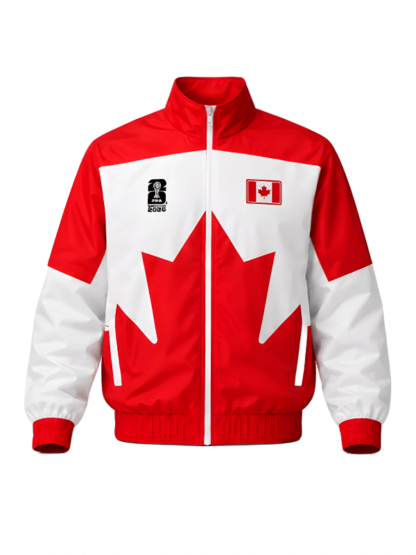 Canada FIFA World Cup 2026 White And Red Jacket