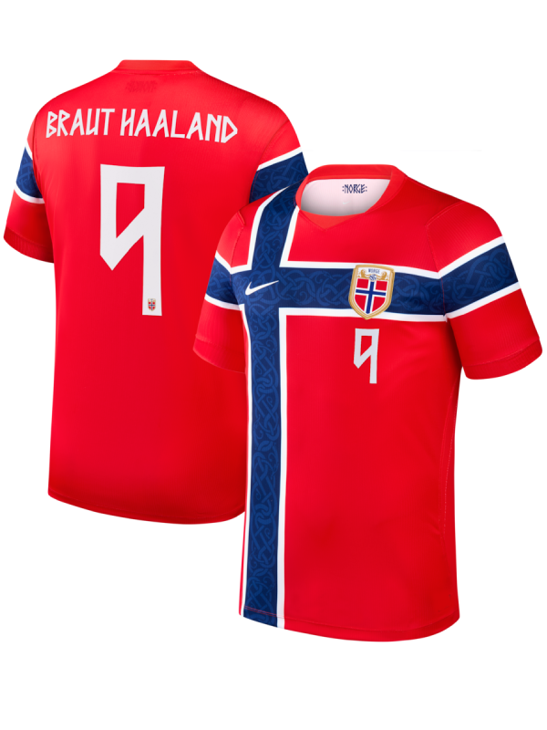 Erling Haaland Norway 2026 Home Jersey