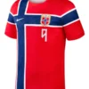 Erling Haaland Norway 2026 Home Red Jersey