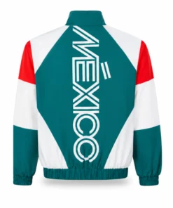 FIFA World Cup 2026 White And Green Mexico Nylon Windbreaker Jacket