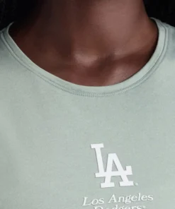 Los Angeles Dodgers Fanatics Sage Green Clutch Tank Top For Womens