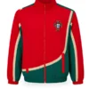 Portugal Red And Green Windbreaker Jacket
