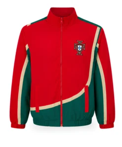 Portugal Red And Green Windbreaker Jacket
