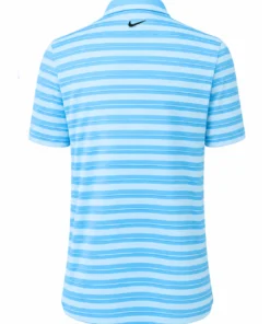 Scottie Scheffler 2026 Memorial Tournament Blue And White Polo Stripe Shirt