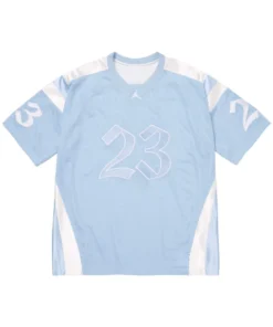 Supreme Jordan Warm Up Jersey Light Blue