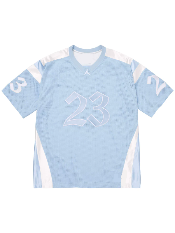 Supreme Jordan Warm Up Jersey Light Blue