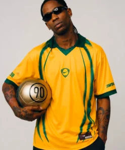 Travis Scott Brasil Total 90 Retro Jersey