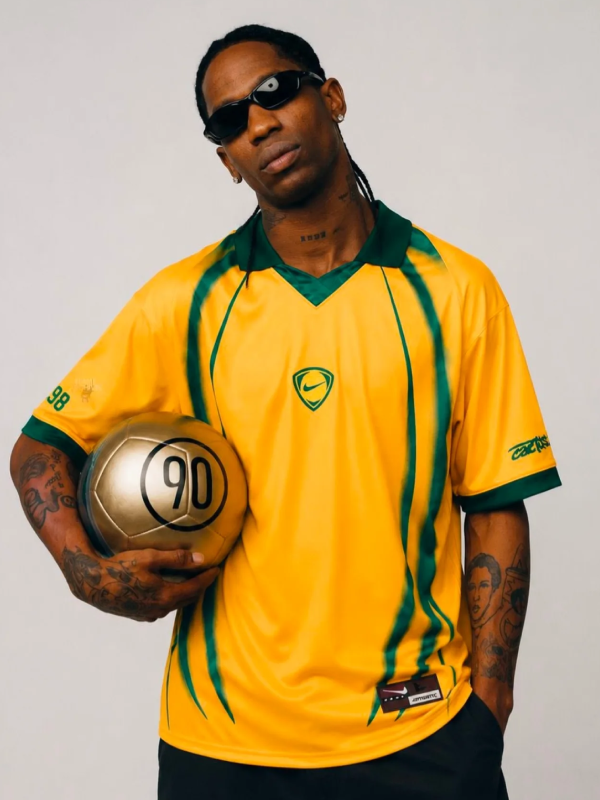 Travis Scott Brasil Total 90 Retro Jersey
