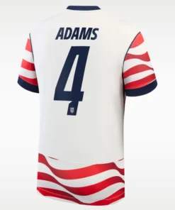 Tyler Adams USMNT 2026 Stadium Home Jersey