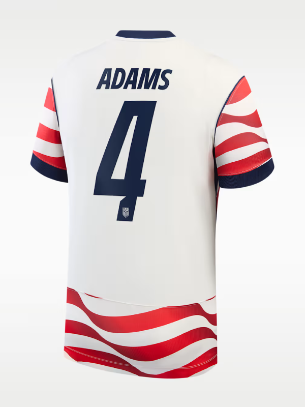 Tyler Adams USMNT 2026 Stadium Home Jersey