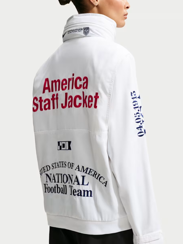 USA V.A.A. Woven Staff White Jacket