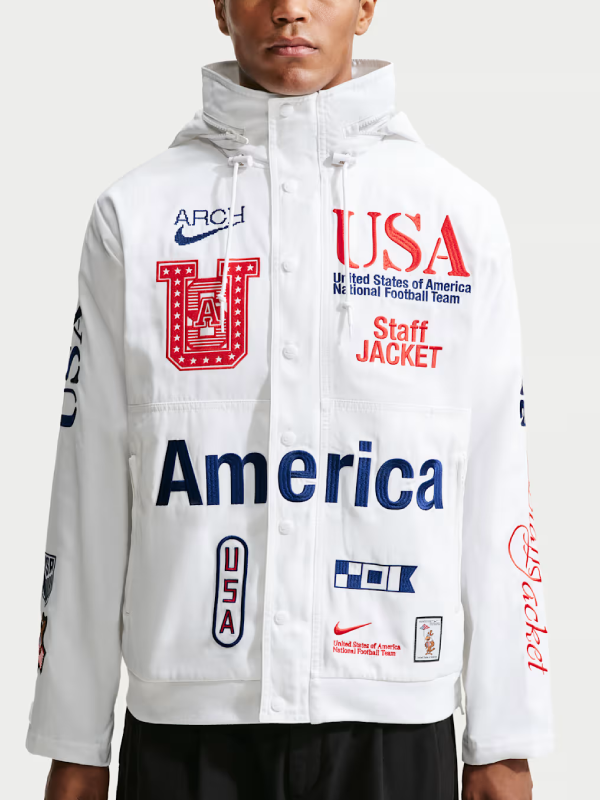 USA x V.A.A. Woven Staff White Jacket