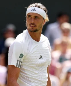 Alexander Zverev 2026 Wimbledon Championships Tennis White T Shirt