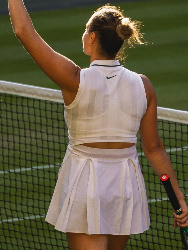 Aryna Sabalenka The Championships Wimbledon 2026 White Dress