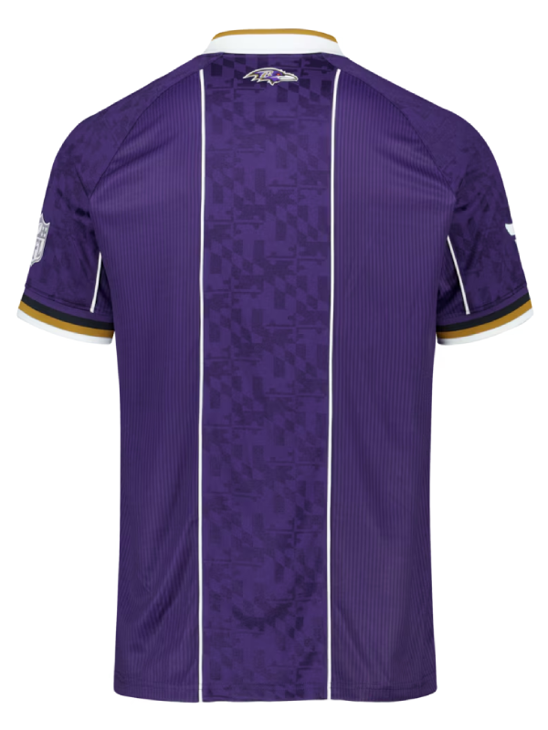 Baltimore Ravens Fanatics Football x Football 2026 Purple Fan Top